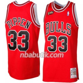 NBA Mænd Trøje Chicago Bulls Scottie Pippen 33 Hardwood Classics Rød Swingman